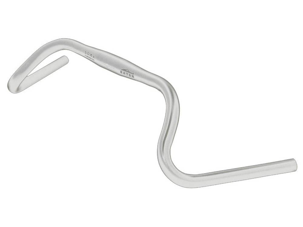 【中古】【非常に良い】SOMA(ソーマ) ゲイターハンドルバー バークランプ径:31.8mm シルバー シルバー