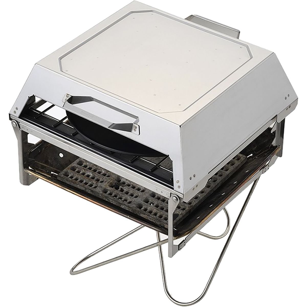 【中古】【非常に良い】スノーピーク(snow peak) 焚火台 フィールドオーブン CS-390