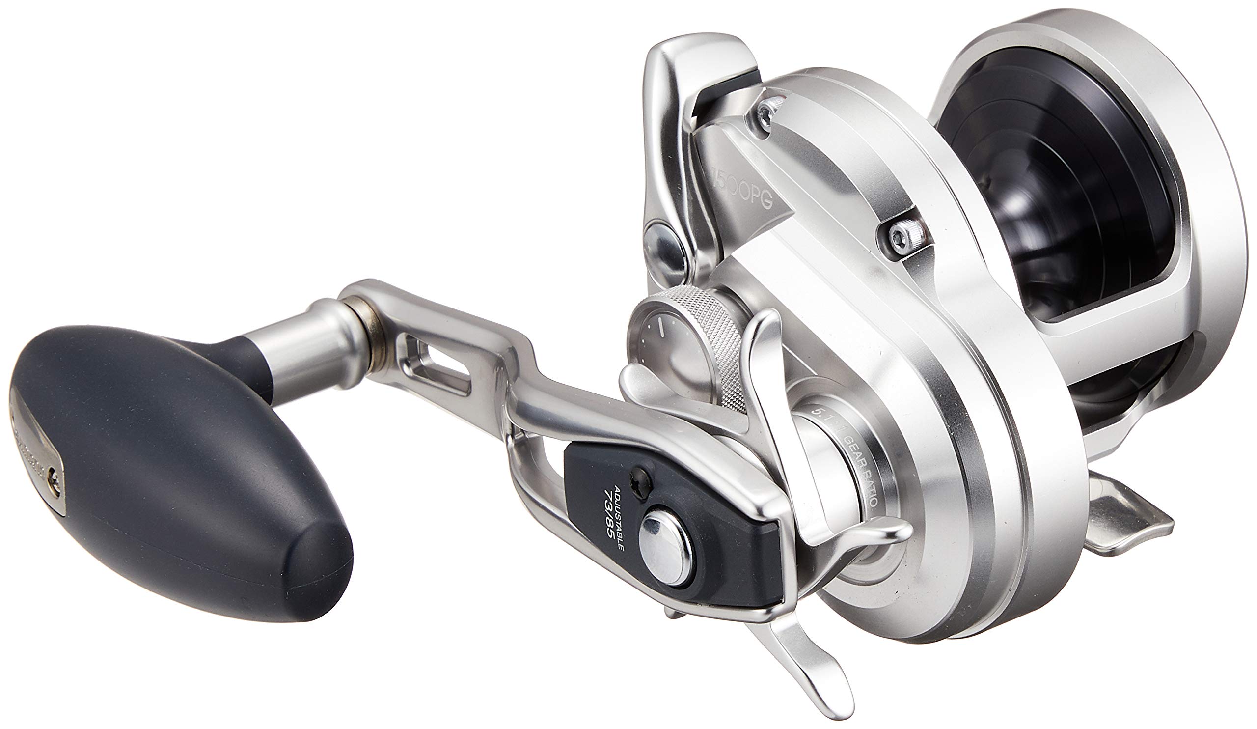 【中古】【人並み外れたに好いたらしい】シマノ(SHIMANO) ベイトリール 両軸 ジギング 17 オシアジガー 1000HG 右手持ち部分