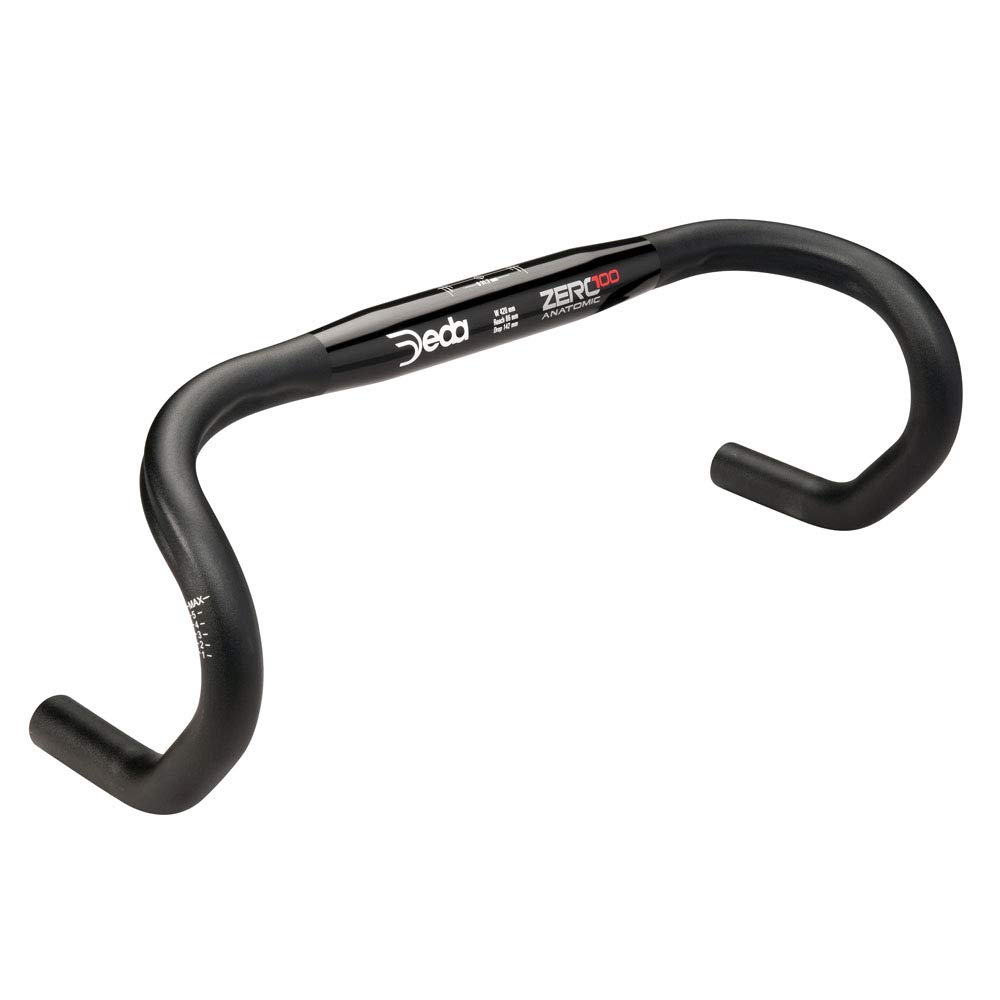 【中古】【非常に良い】DEDA(デダ) ZERO 100 Anatomic BLK 31.7/420 ドロップバー カラー:マットブラック D100AB42