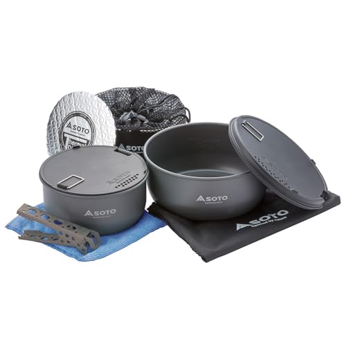 【中古】【非常に良い】SOTO(ソト) ナビゲータークックシステム アルミニウム ブラック SOD-501|スカイマーケットプラス