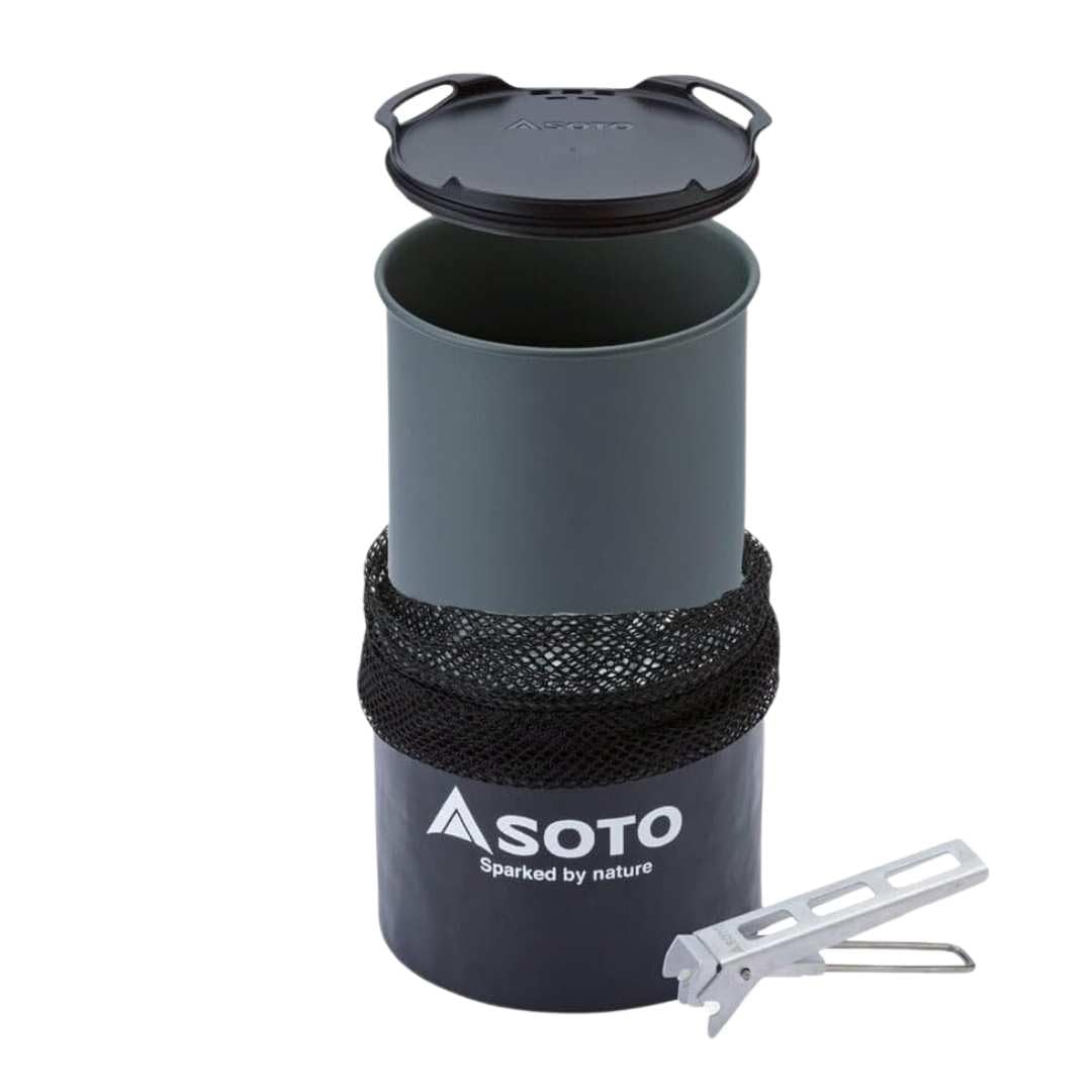 【中古】【非常に良い】ソト(SOTO) クッカー マグ 4点セット 軽量 コンパクト ソロ デュオ 登山 トレッキング キャンプ アウトドア サーモライト SOD-522 7,957円