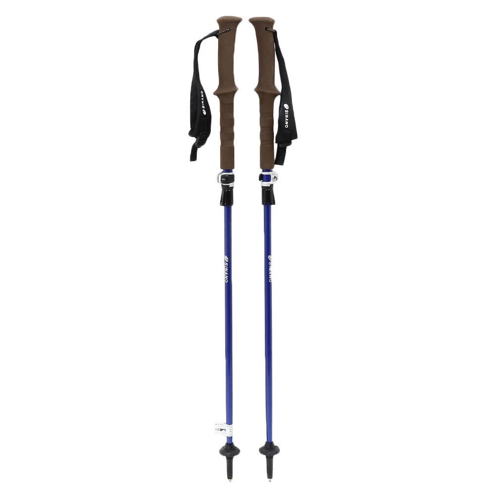 【中古】【非常に良い】シナノ トレッキングポール フォルダーTWIST 使用サイズ 100-115cm 折りたたみ36cm カラー ブルー #113474 FF