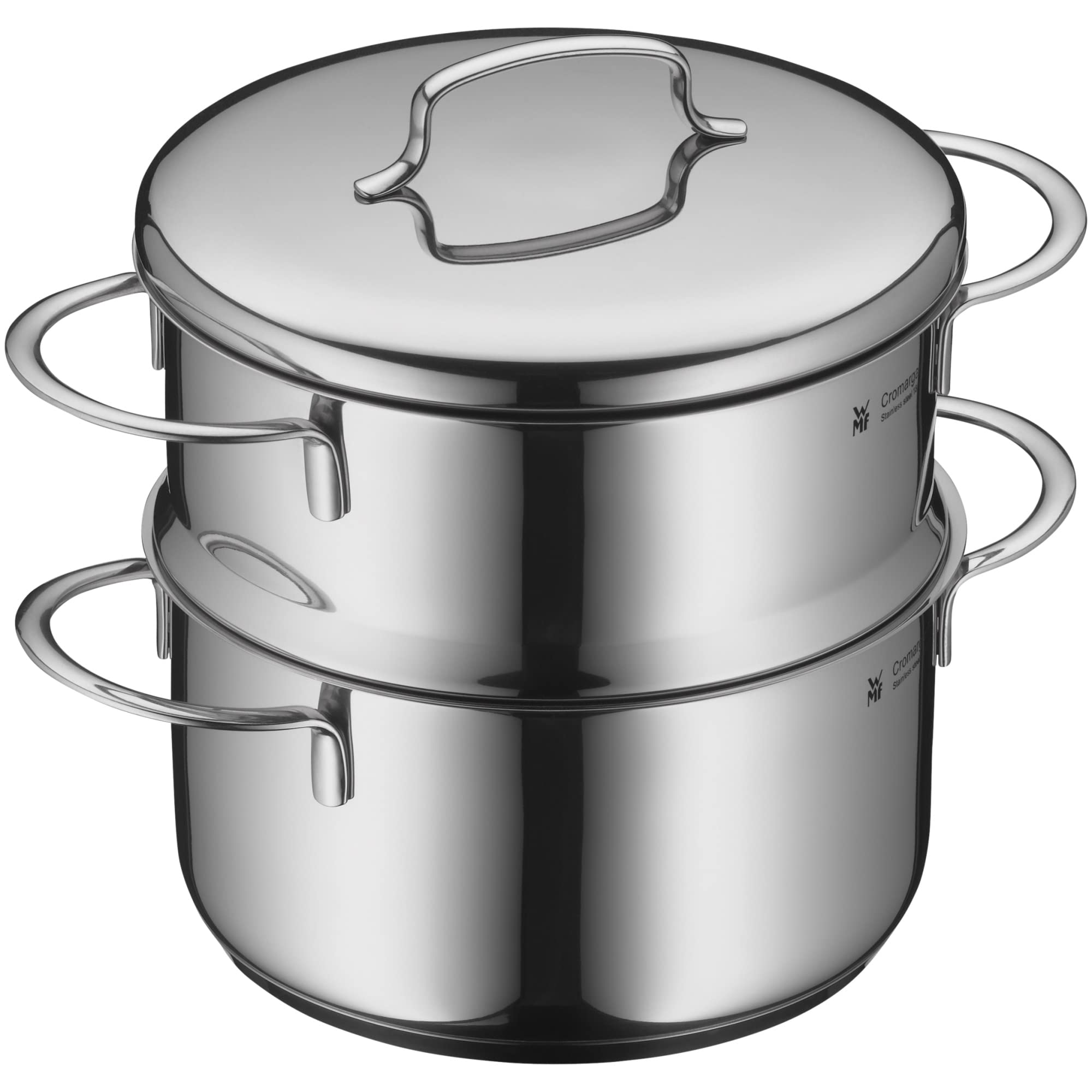 【中古】【非常に良い】WMF (ヴェーエムエフ) 蒸し器 16cm IH ガス火対応 シンプルなデザイン 「ミニ ベジタブルスチーマー」 ステンレス W0716836040