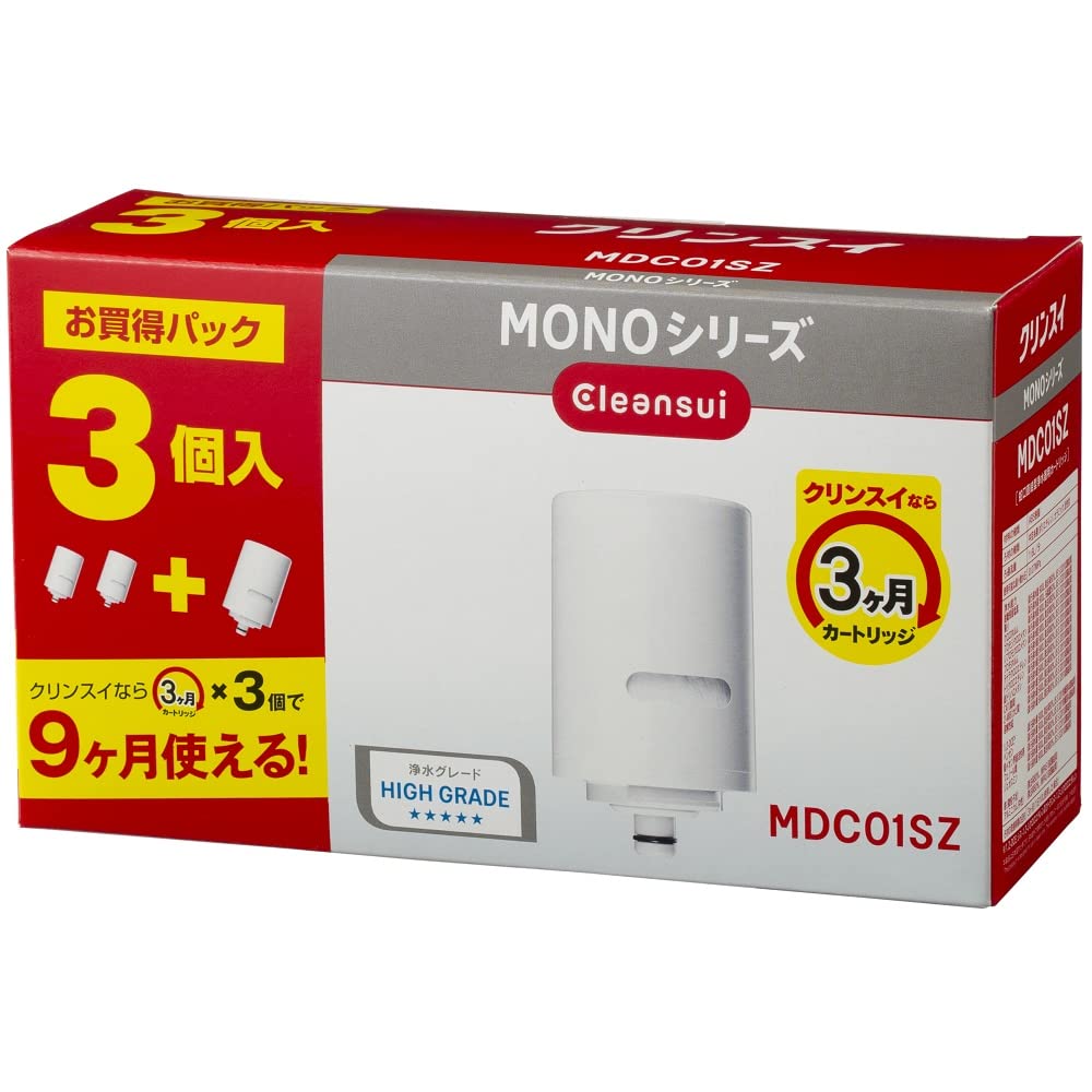 【中古】【非常に良い】クリンスイ 浄水器 蛇口直結型 MONOシリーズ 交換カートリッジ MDC01SZ