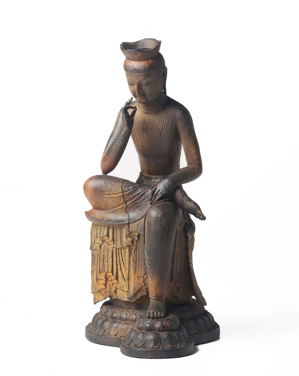 【中古】【非常に良い】イスム TanaCOCORO(掌) 弥勒菩薩 仏像 フィギュア