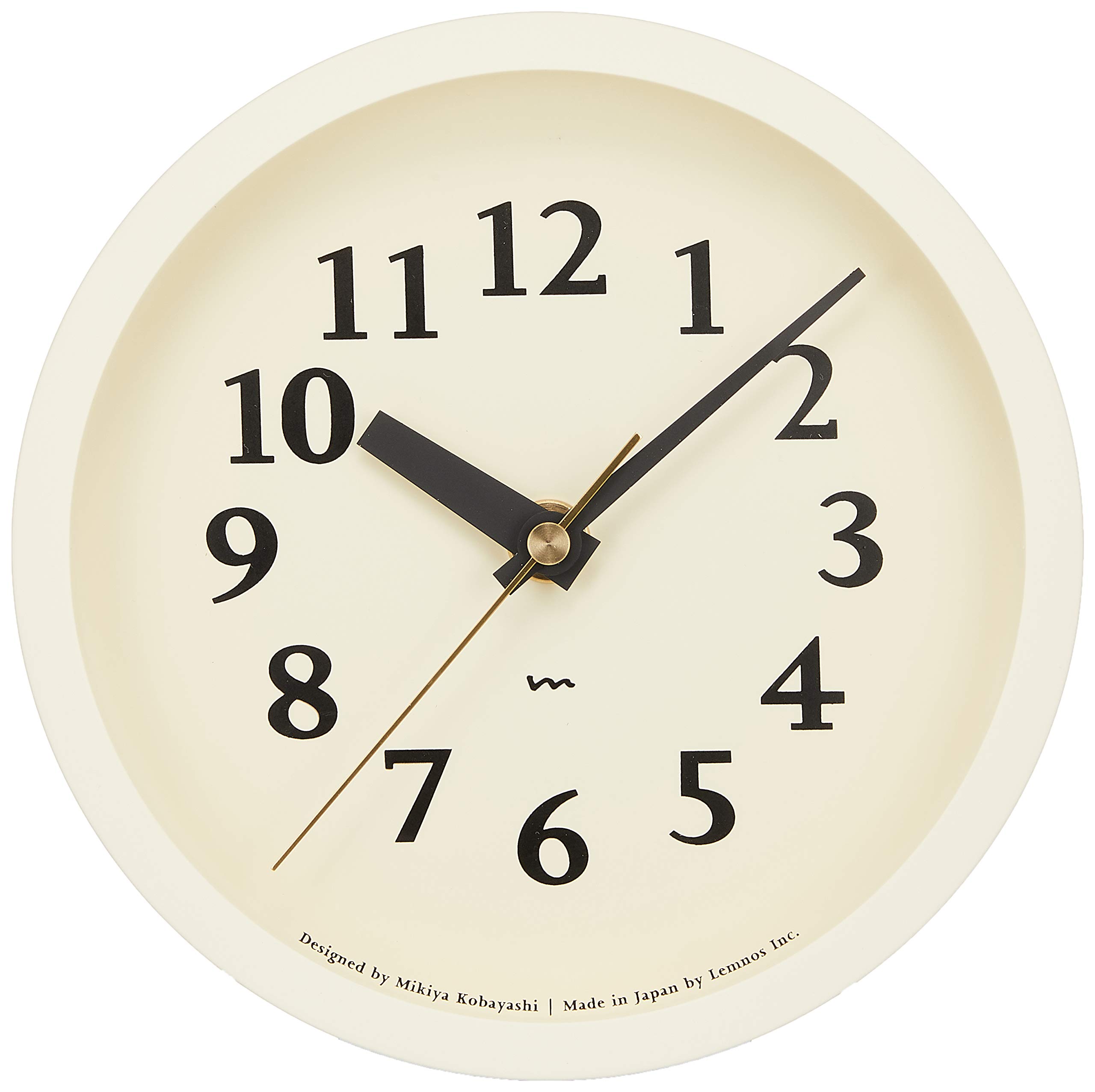 【中古】【非常に良い】レムノス 置き時計 電波時計 アイボリー エムクロック m clock MK14-04 IV Lemnos｜スカイマーケットプラス 13,933円