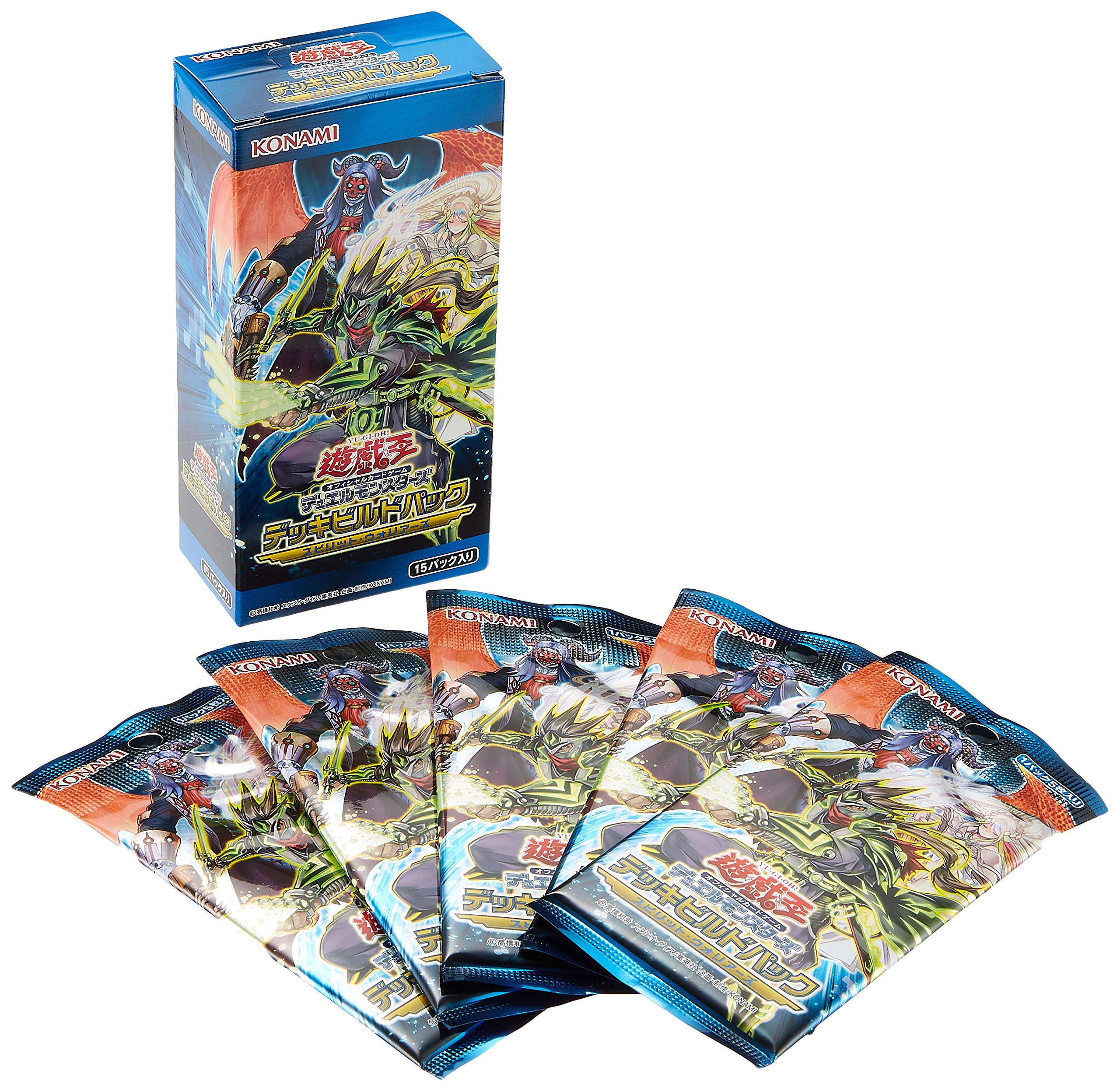【中古】【非常に良い】遊戯王OCG デュエルモンスターズ デッキビルドパック スピリット・ウォリアーズ BOX画像