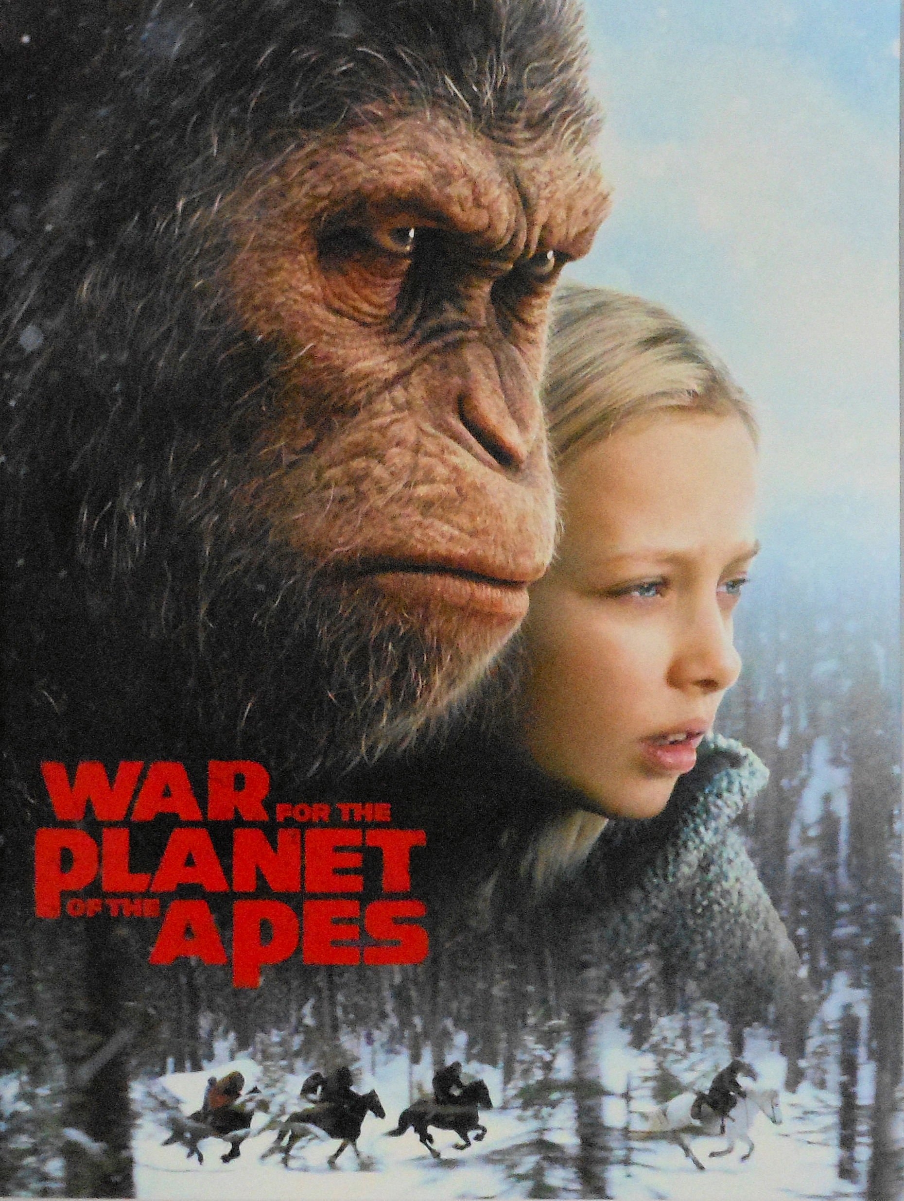【中古】【非常に良い】【映画パンフレット】猿の惑星：聖戦記（グレート・ウォー） War for the Planet of the Apes画像