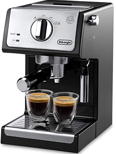 【中古】【非常に良い】DeLonghi (デロンギ) エスプレッソメーカー ECP3220J-BK カプチーノ ラテアート エスプレッソマシン ロングカップ対応(12cmまで) 簡単メンテナンス [インテンスブラック]｜スカイマーケットプラス