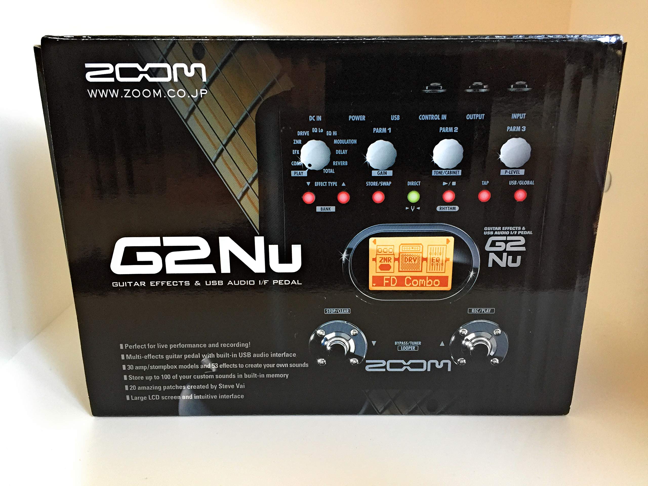 【中古】【非常に良い】ZOOM ギター用マルチエフェクター・オーディオインターフェイス G2Nu