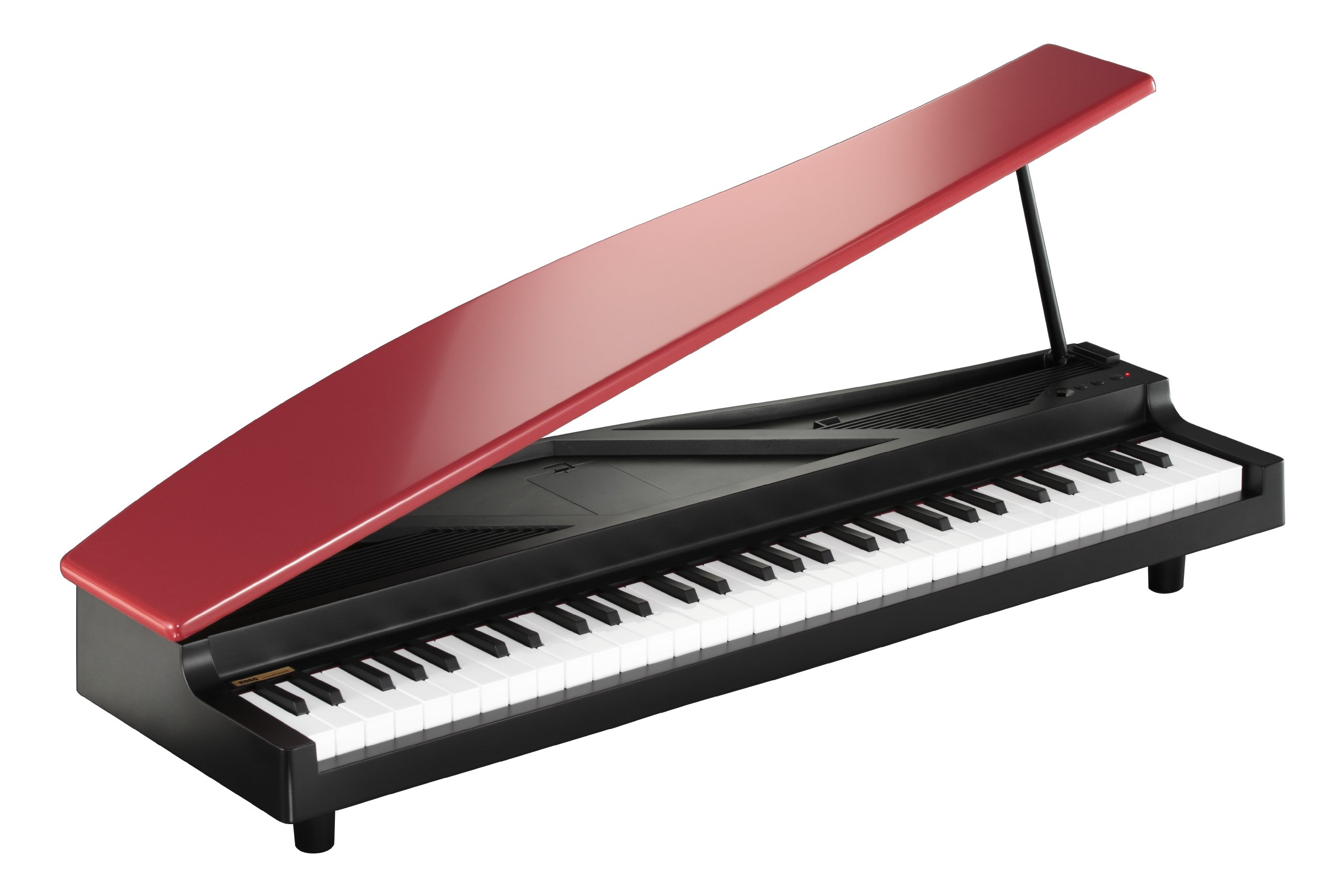 【中古】【非常に良い】KORG MICROPIANO マイクロピアノ ミニ鍵盤61鍵 レッド 61曲のデモソング内蔵 自動演奏可能|スカイマーケットプラス
