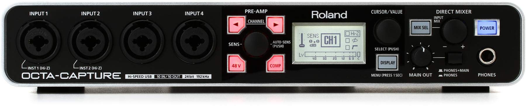 【中古】【非常に良い】Roland ローランド オーディオインターフェイス OCTA-CAPTURE UA-1010|スカイマーケットプラス