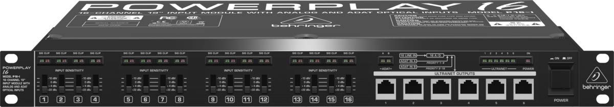 【中古】【非常に良い】BEHRINGER ベリンガー P16-I ( P16I ) P16-M用インプットモジュール｜スカイマーケットプラス