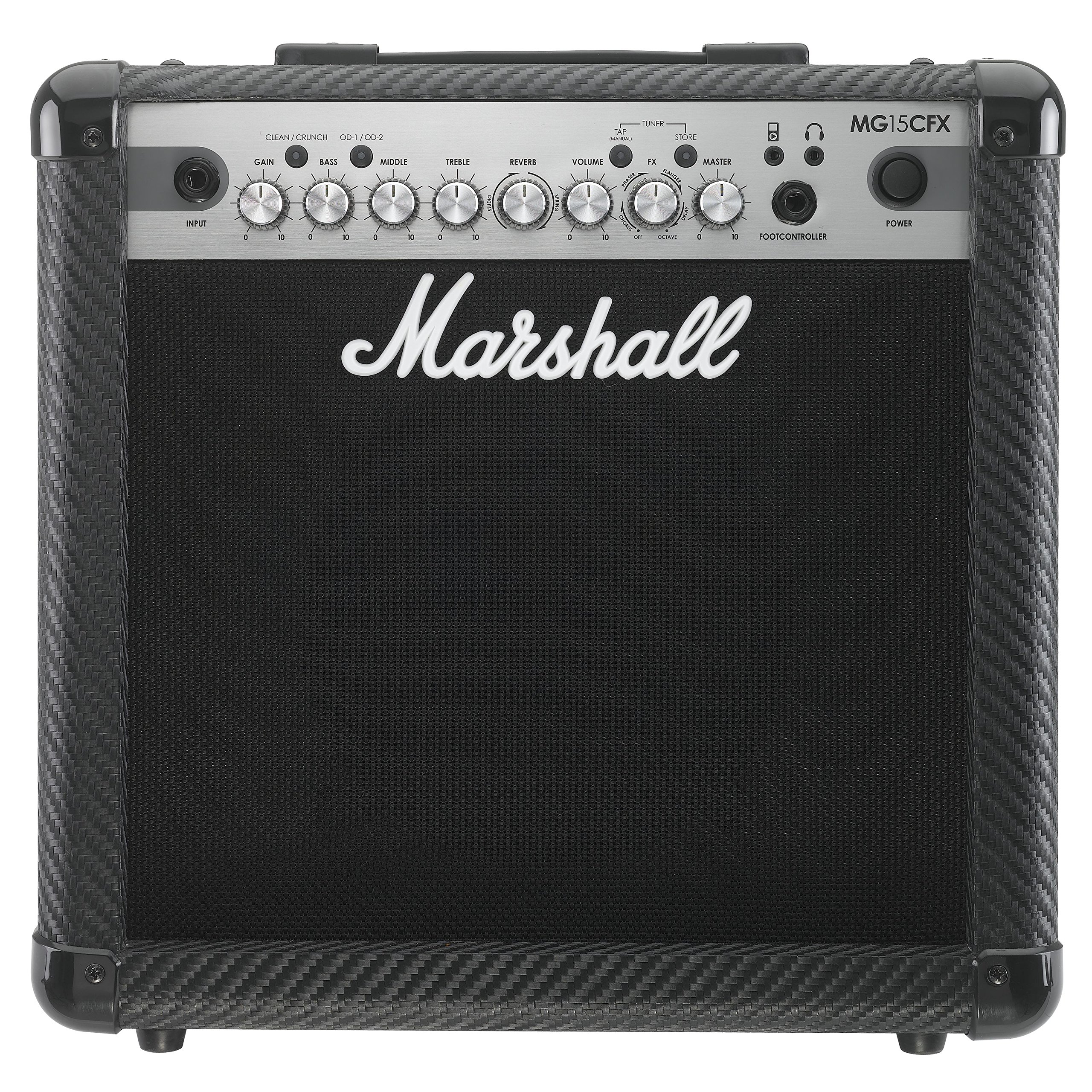 【中古】【非常に良い】Marshall(マーシャル) 4ch デジタル・エフェクツ & プログラマブル・コンボギターアンプ 15W MG15CFX|スカイマーケットプラス