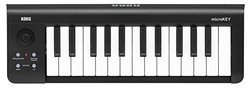 【中古】【非常に良い】KORG(コルグ) MIDIキーボード microKEY マイクロキー DTM/25鍵盤/コントローラー/USB/パスパワー/プラグイン付属 MICROKEY-25