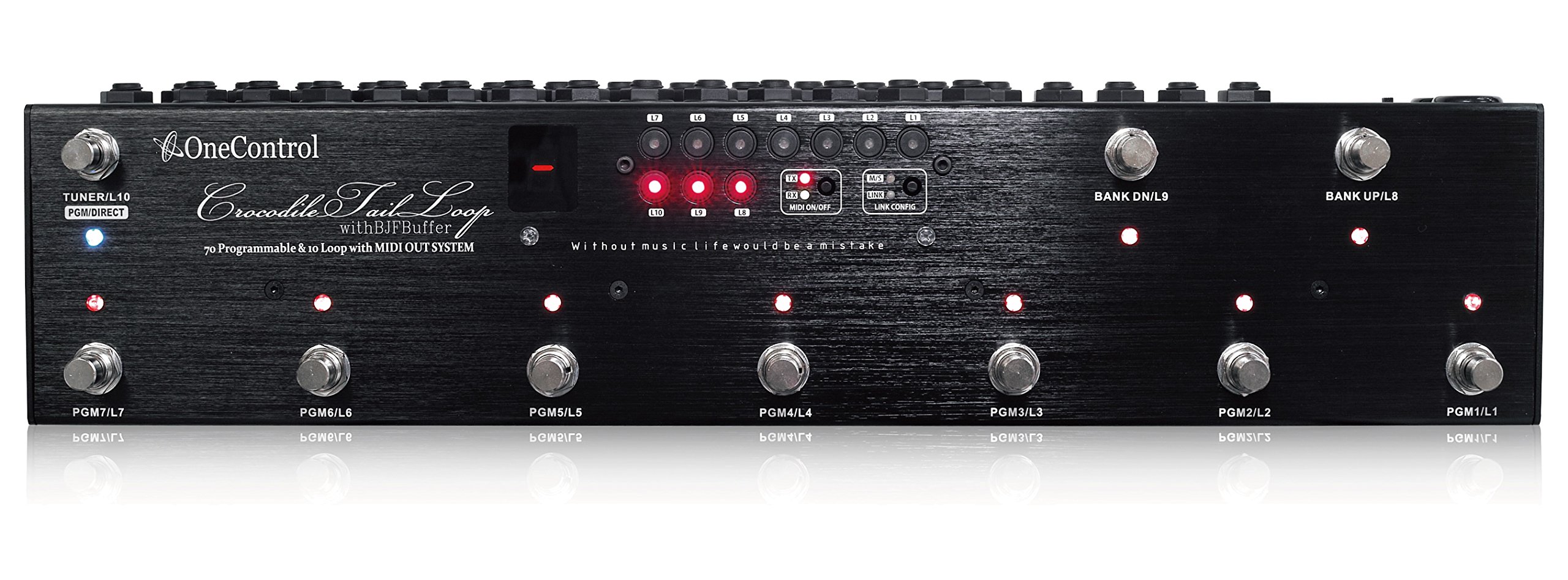 【中古】【非常に良い】One Control ワンコントロール エフェクター プログラマブルスイッチャー Crocodile Tail Loop OC10|スカイマーケットプラス