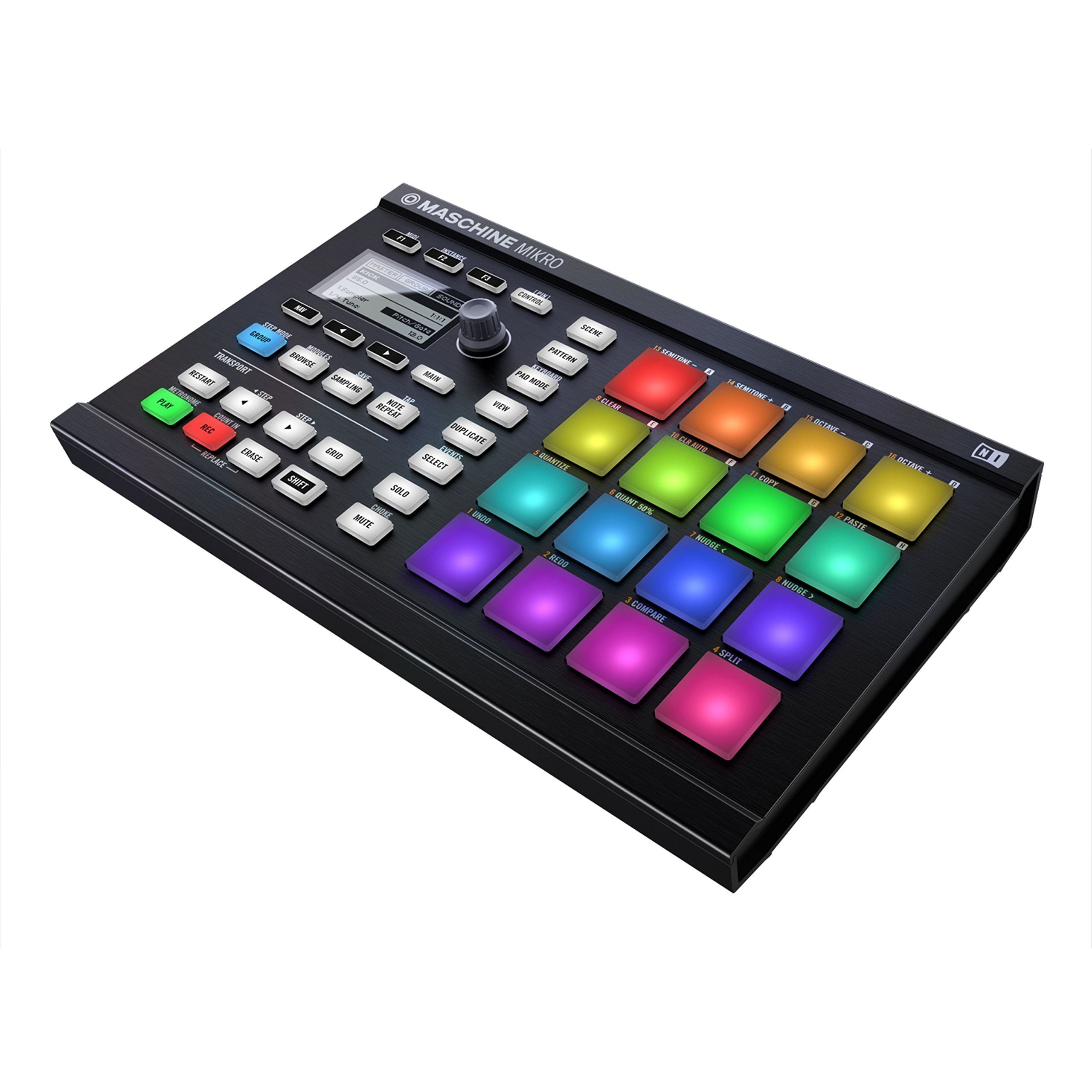【中古】【非常に良い】Native Instruments グルーヴ制作システム MASCHINE Mikro MK2 Black|スカイマーケットプラス