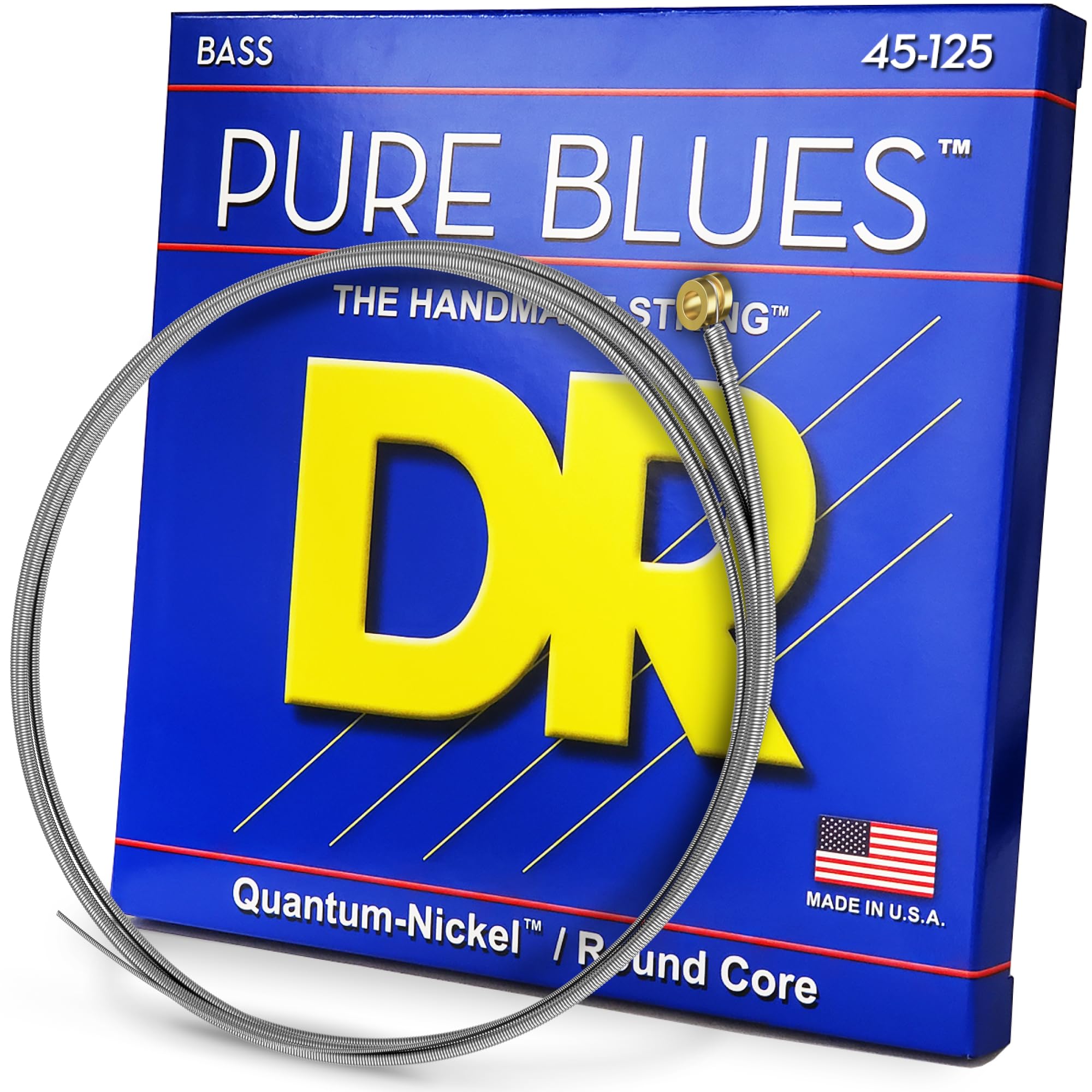 【中古】【非常に良い】DR ベース弦 5弦 PURE BLUES カンタム ニッケル .045-.125 PB5-45