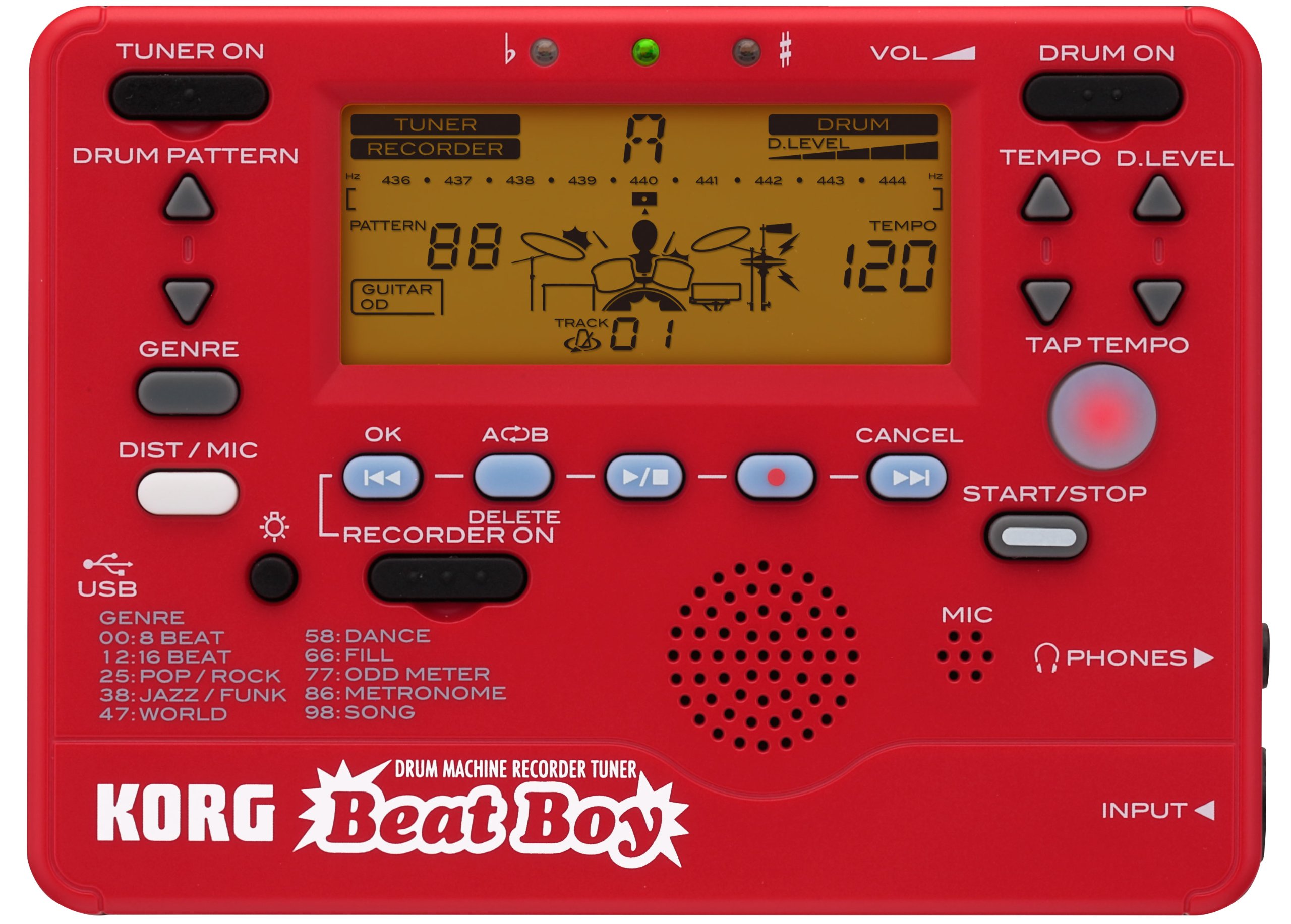 【中古】【非常に良い】KORG リズムマシン/レコーダー/チューナー/エフェクター Beat Boy ビートボーイ|スカイマーケットプラス