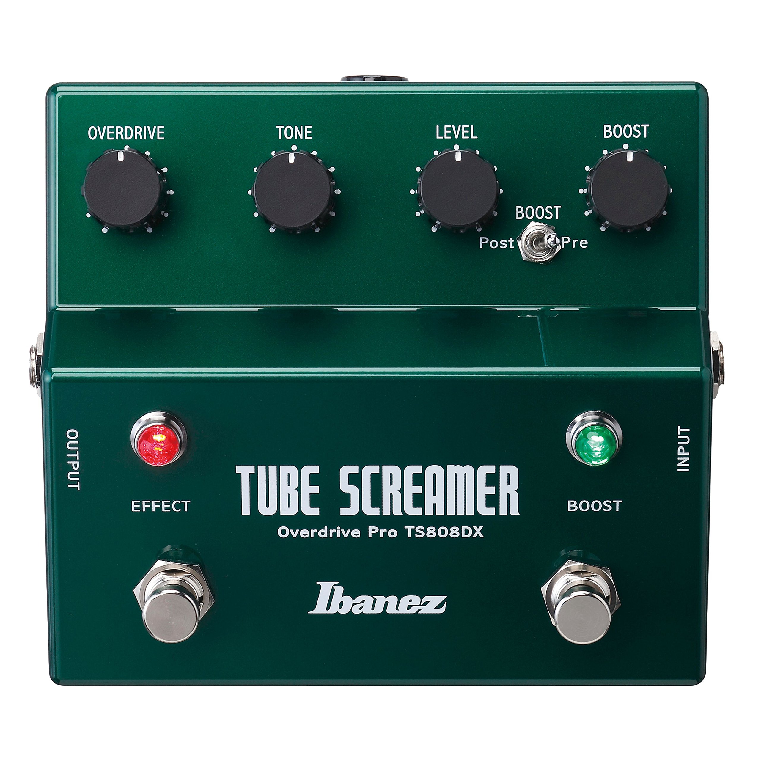 【中古】【非常に良い】Ibanez アイバニーズギター用オーバードライブ Tube Screamer +Booster チューブスクリーマー+ブースター TS808DX|スカイマーケットプラス