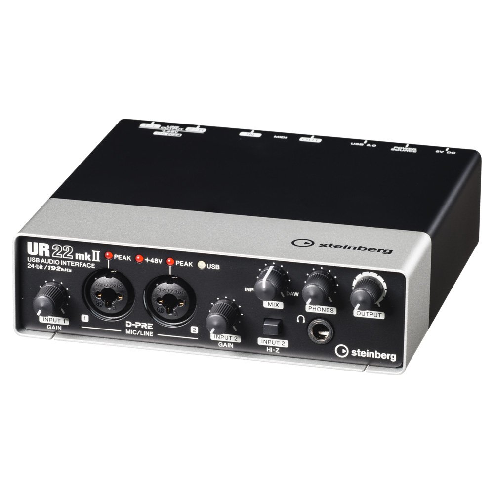 【中古】【非常に良い】Steinberg スタインバーグ 2x2 USB2.0 24bit/192kHz オーディオインターフェース UR22mkII｜スカイマーケットプラス 17,790円