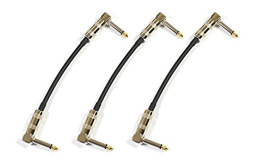 【中古】【非常に良い】カナレ【 CANARE GS-6 黒 】 20cm L-L型 パッチケーブル 3本セット