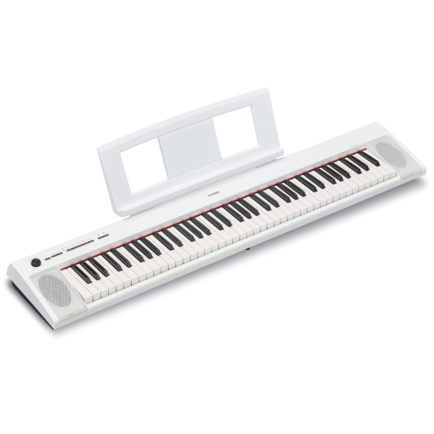 【中古】【非常に良い】ヤマハ YAMAHA 電子キーボード piaggero ホワイト NP-32WH