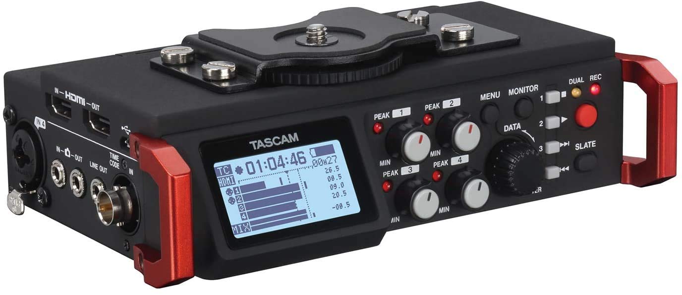 【中古】【非常に良い】TASCAM リニアPCMレコーダー デジタル一眼レフカメラ用 DR-701D