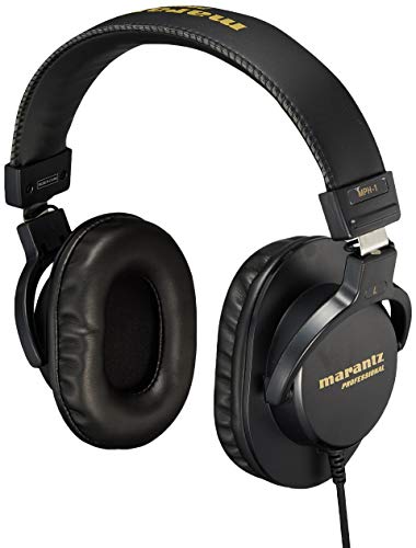 【中古】【非常に良い】Marantz マランツプロ モニターヘッドホン 密閉型 オーバーイヤーヘッドホン 有線 直径40mmドライバー 楽器演奏 配信 DJ ゲーム テレワーク MPH-1