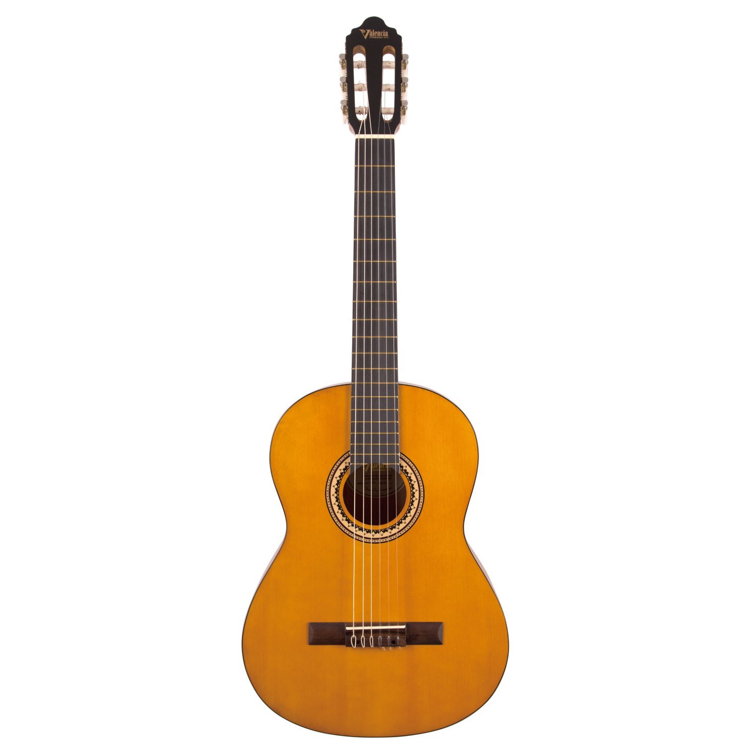 【中古】【非常に良い】VALENCIA クラシックギター 4/4サイズ VC204 ナチュラル