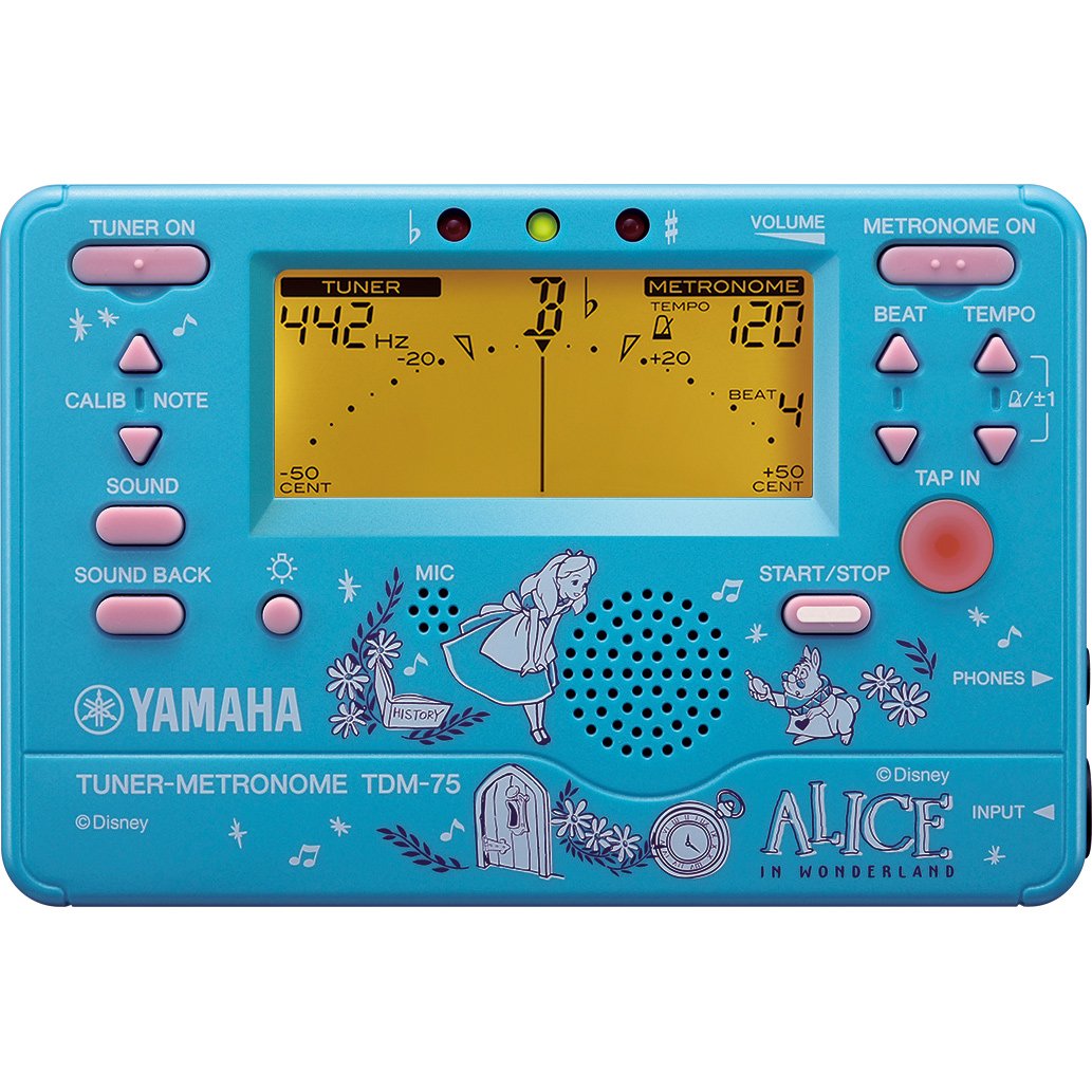 【中古】【非常に良い】ヤマハ チューナーメトロノーム TDM-75DAL アリス|スカイマーケットプラス