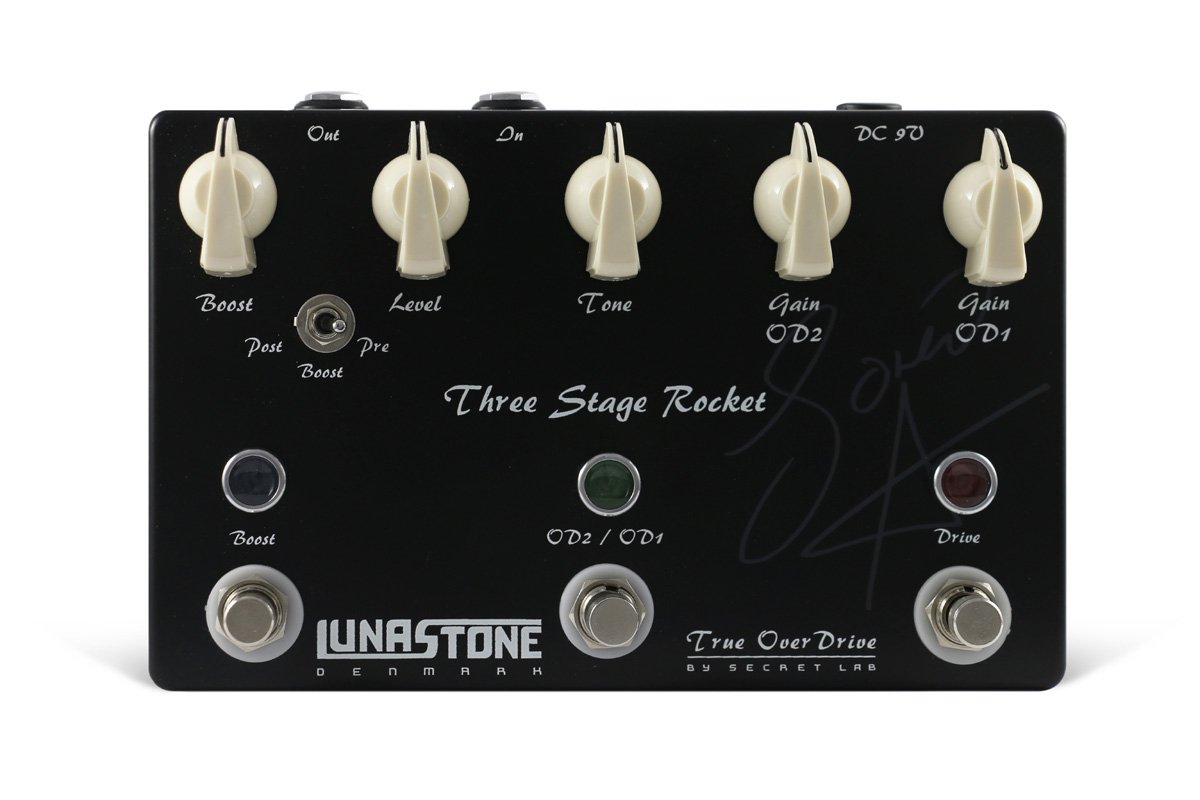 【中古】【非常に良い】Lunastone Three Stage Rocket オーバードライブ＆ブースターペダル｜スカイマーケットプラス