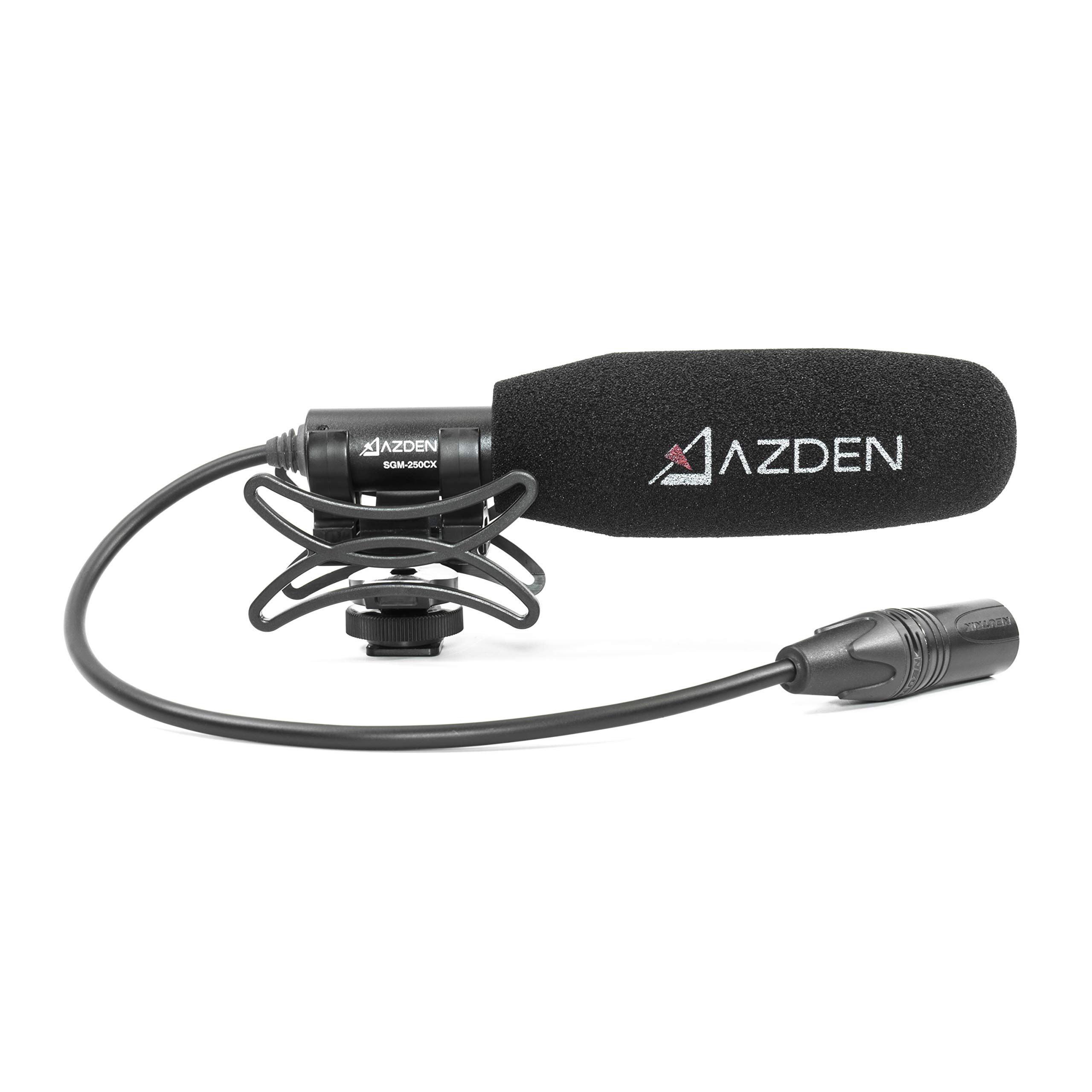 【中古】【非常に良い】AZDEN アツデン SGM-250CX コンパクトシネママイクロホン XLR接続 ガンマイク 正規品
