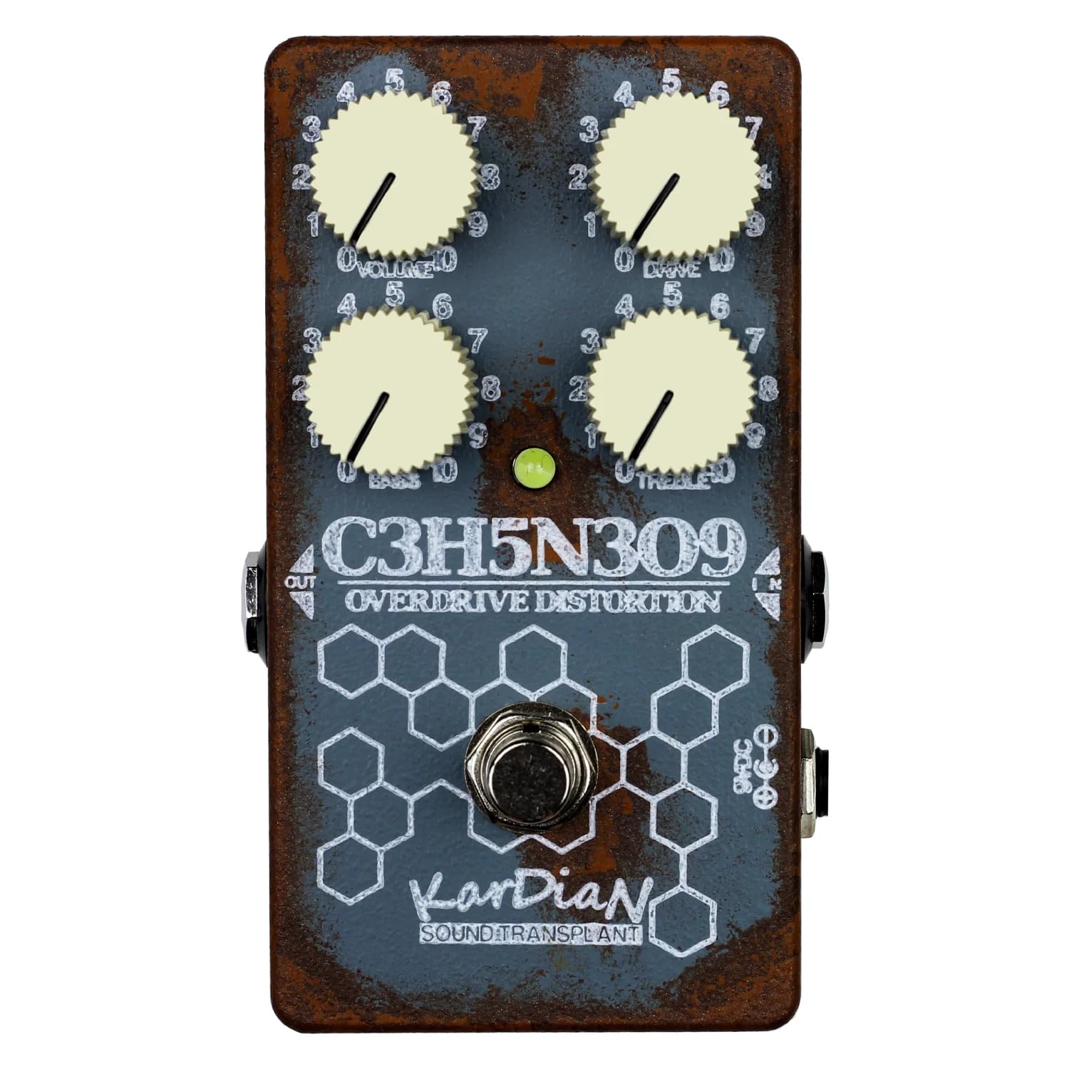 【中古】【非常に良い】KarDiaN カージアン エフェクター オーバードライブ C3H5N3O9 ニトログリセリン｜スカイマーケットプラス