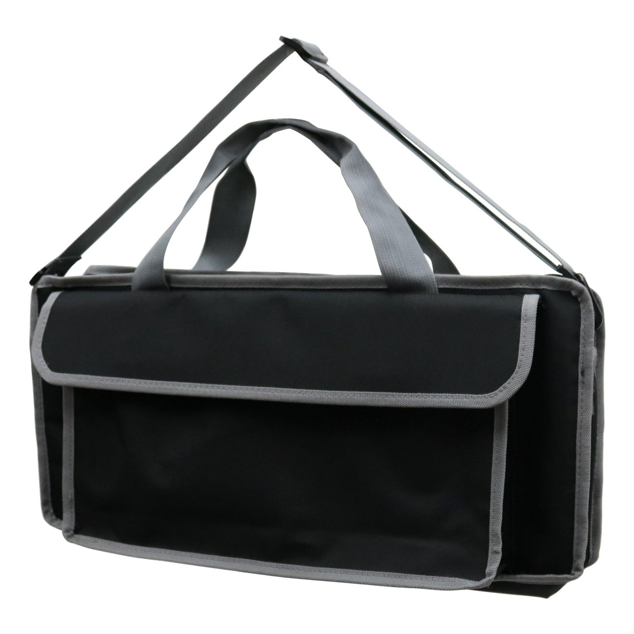 【中古】【非常に良い】KC キョーリツ 鍵盤ハーモニカバッグ 2Wayタイプソフトケース KHB-07/Black/Grey (ショルダーストラップ付属) ブラック/グレー