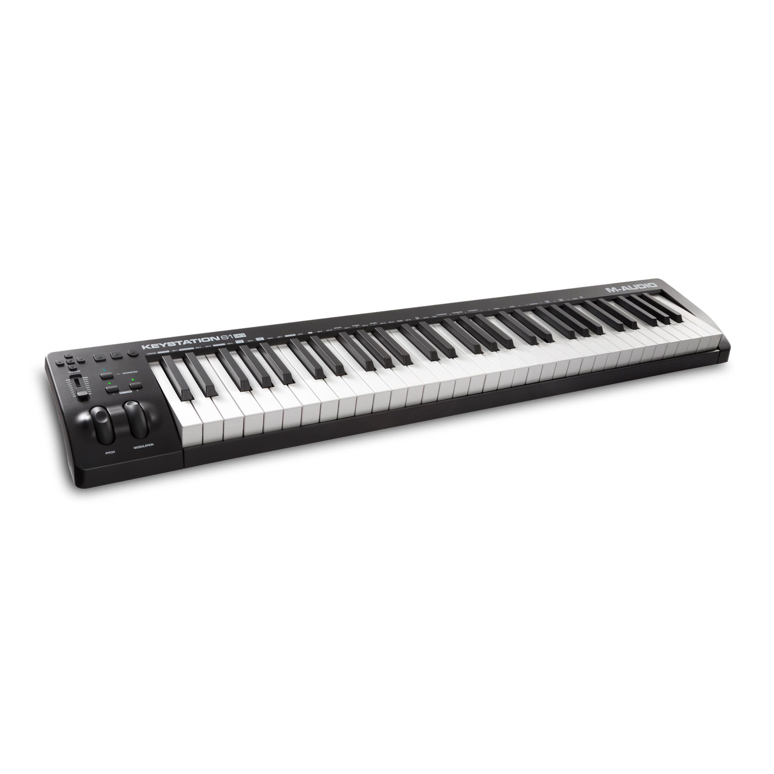 【中古】【非常に良い】M-Audio USB MIDIキーボード 61鍵 セミウェイト ピアノ音源ソフト付属 音楽制作 DTM 両手で幅広い演奏 Keystation61 III