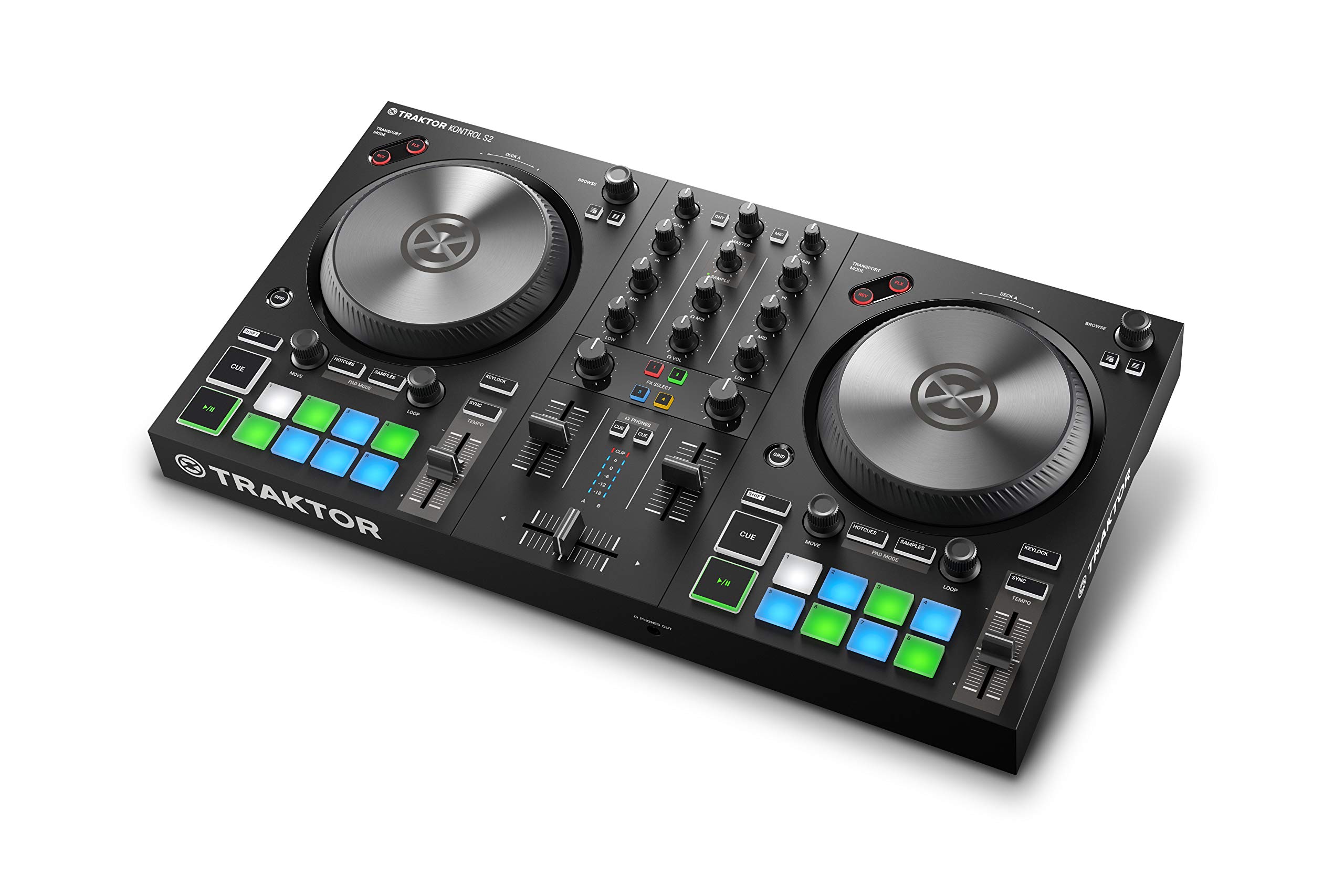 【中古】【非常に良い】NATIVE INSTRUMENTS ネイティブインストゥルメンツ/2デッキ DJコントローラー TRAKTOR KONTROL S2 MK3