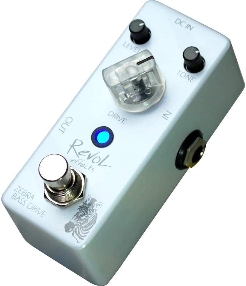 【中古】【非常に良い】Revol effects レヴォルエフェクツ エフェクター ベース用 オーバードライブ ZEBRA BASS DRIVE EBOD-01