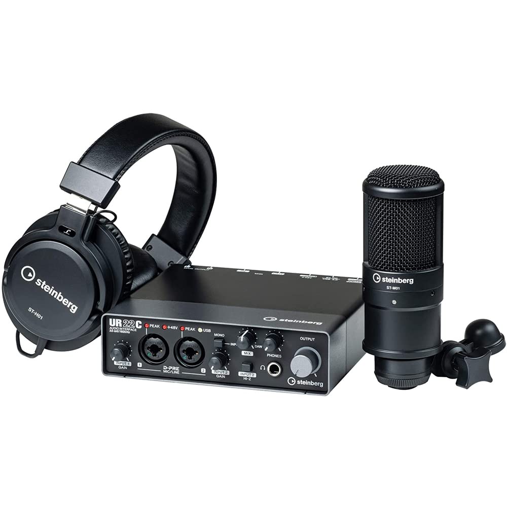 【中古】【非常に良い】スタインバーグ Steinberg USB3.0 オーディオインターフェイス UR22C Recording PACK