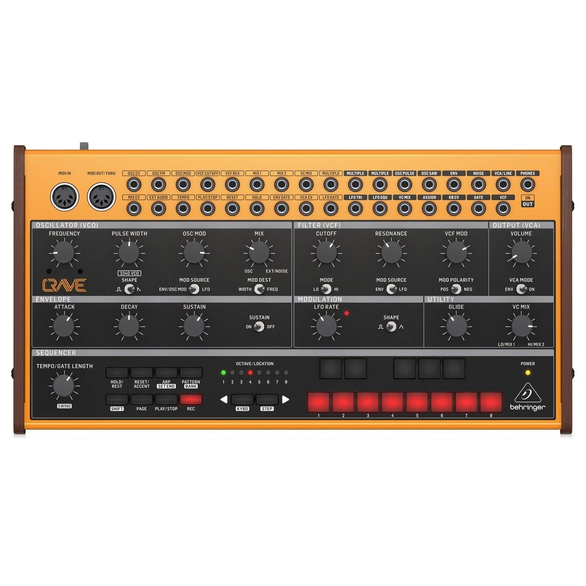 【中古】【非常に良い】ベリンガー アナログセミモジュラーシンセサイザー CRAVE｜スカイマーケットプラス