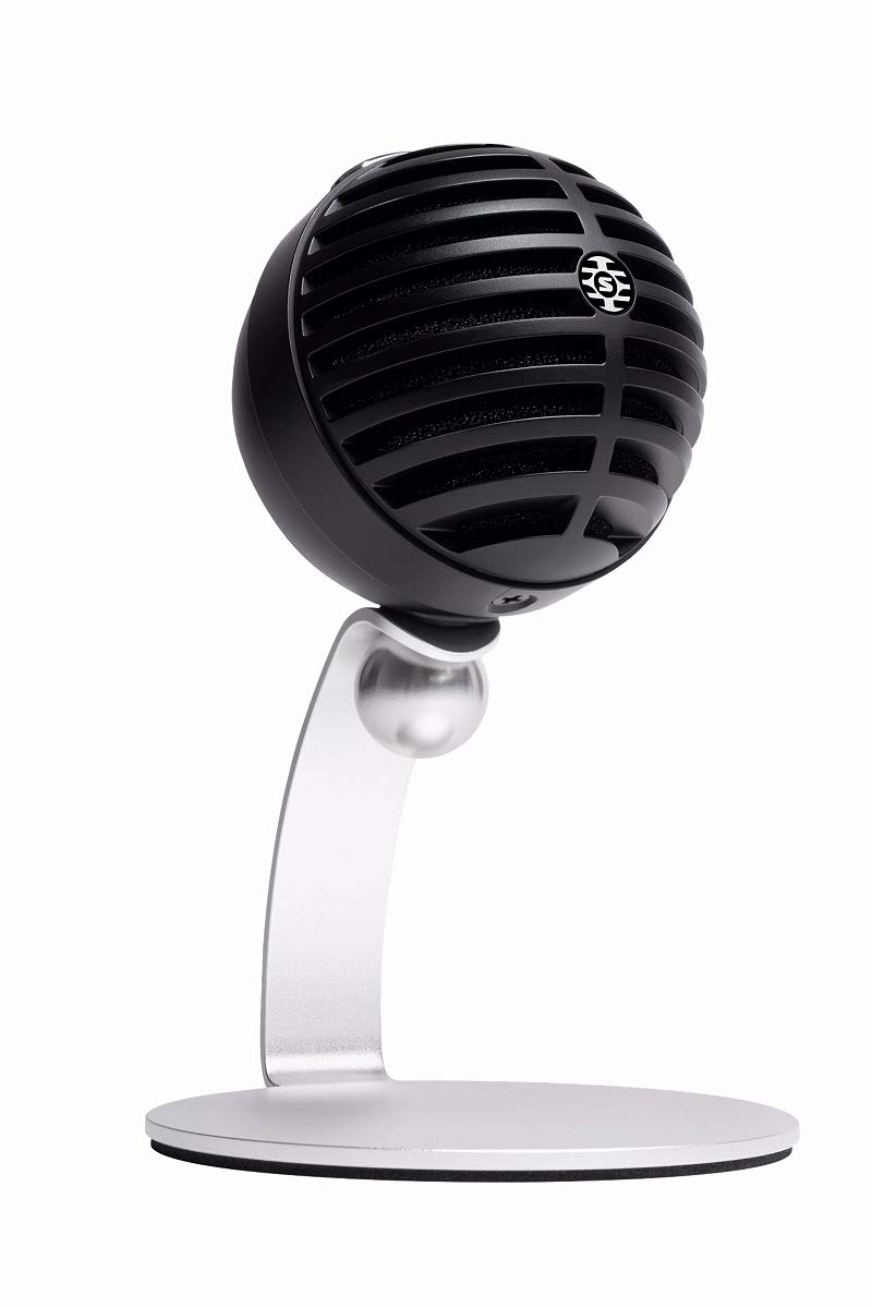 【中古】【非常に良い】SHURE MV5c ホーム・オフィス・マイクロホン : コンデンサーマイク 在宅勤務/リモートワーク/ウェブ会議 MOTIVシリーズ Mac Windows対応 MV5C-USB-A black|スカイマーケットプラス