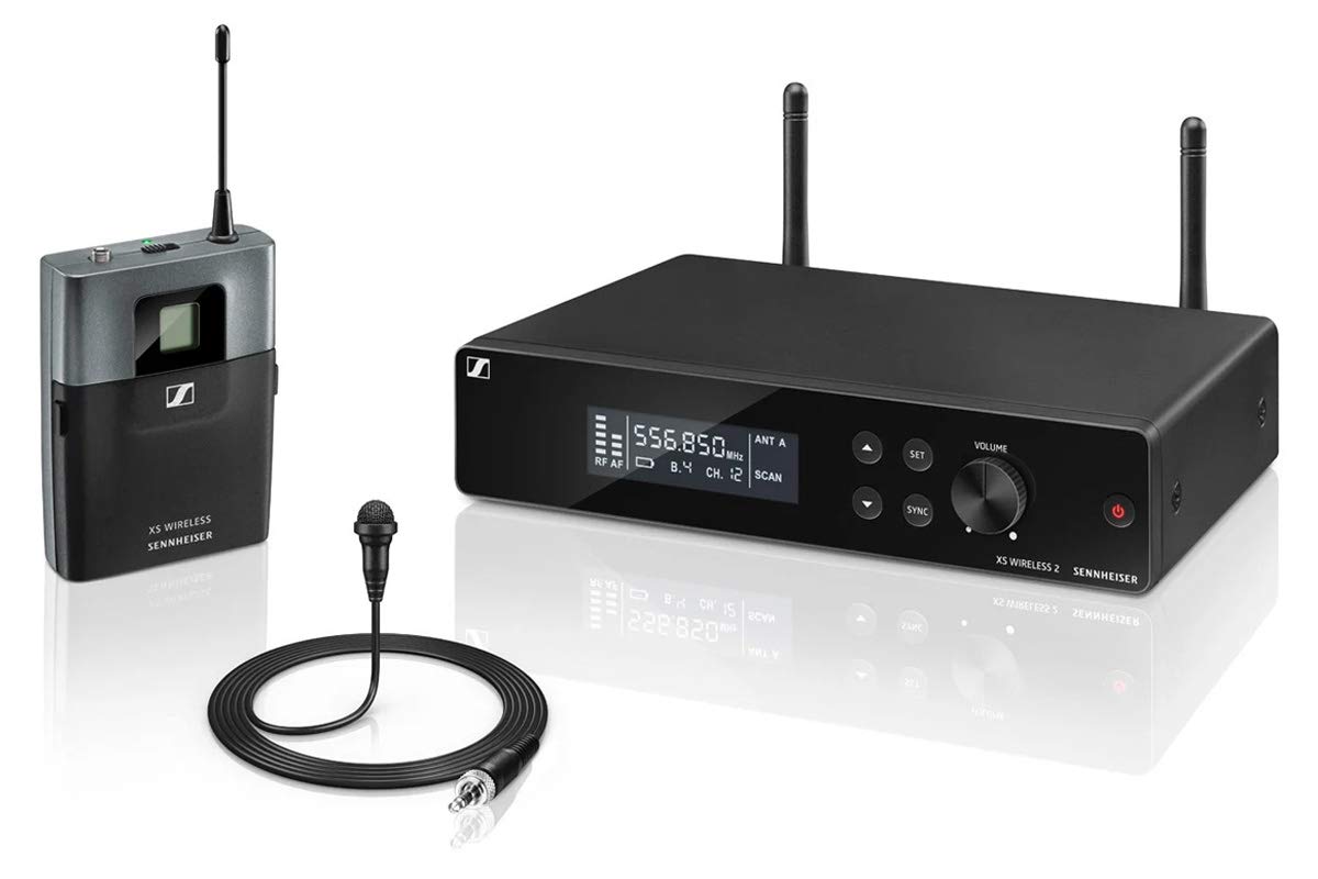 【中古】【非常に良い】Sennheiser ゼンハイザー XSW 2-ME2-JB ラベリアセット (ME 2-II付属) 508919 手軽に使えるワイヤレスマイク