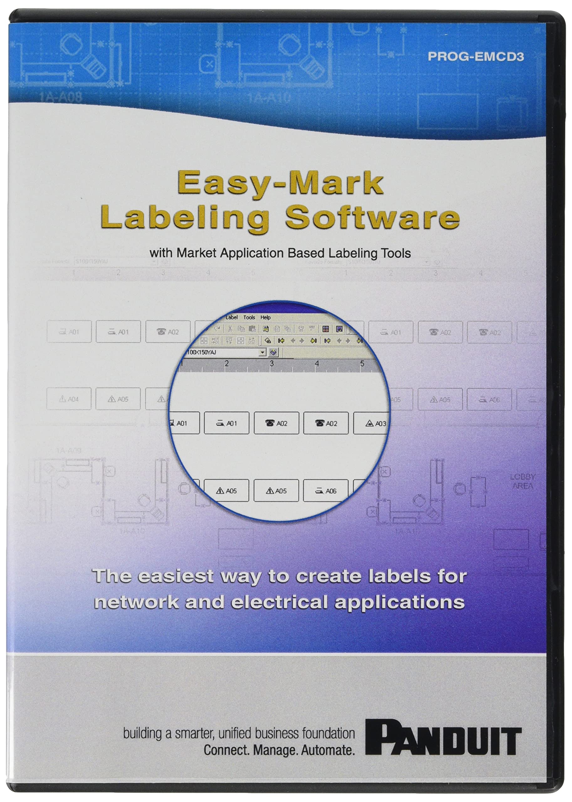 【中古】【非常に良い】パンドウイット Easy-Markラベル印字ソフト PROG-EMCD3