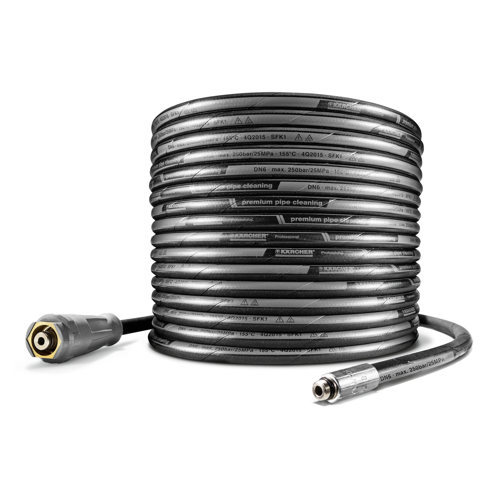 【中古】【人並み外れたに好いたらしい】ケルヒャー(KARCHER) パイプクリーニングホース EASYLock20m ID6 25MPa 61100080 掃き出す機用オプション部分品