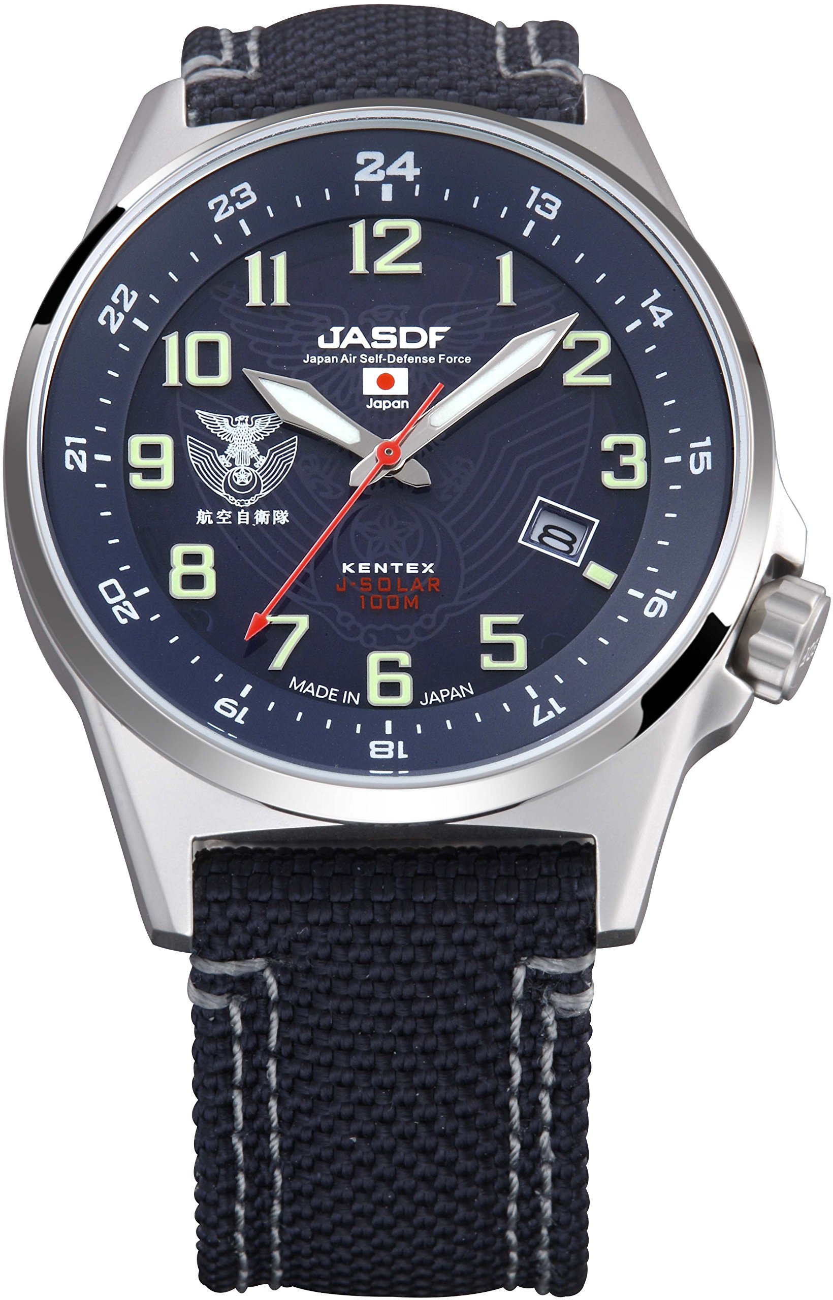 【中古】【非常に良い】[ケンテックス]Kentex 腕時計 JSDF STANDARD ソーラー 航空自衛隊モデル ミリタリー S715M-02 メンズ