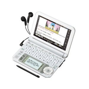 【中古】【非常に良い】シャープ 電子辞書 Brain (ブレーン) PW-G4000 ホワイト PW-G4000-W 中学生 110コンテンツ 100動画 カラ-液晶 Wタッチ画面 Power Body 5.6型タッチパ