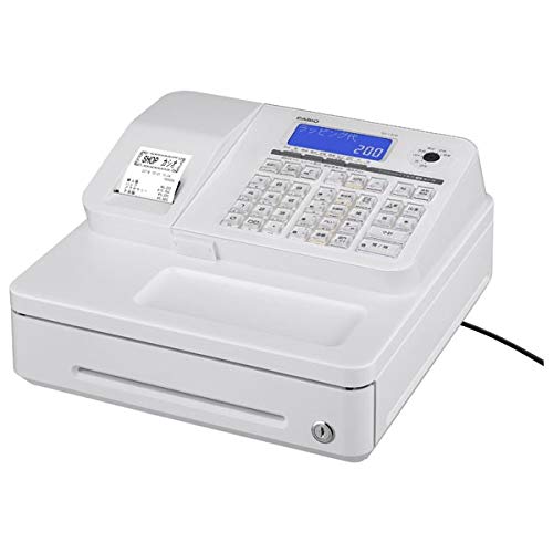 【中古】【非常に良い】カシオ レジスター SR-S200-WE 白