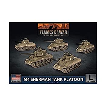 【中古】【輸入品・未使用】炎 オブ ウォー:後期戦:米国:M4 シャーマン 戦車 小隊 (UBX69)|スカイマーケットプラス