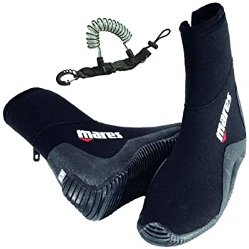 【中古】【輸入品・未使用】(Mens 9 / Womens 10) - Mares Classic 3mm Dive Boot